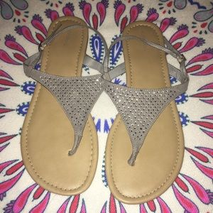 Target Gray Sandals